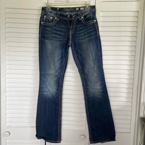 Miss me jeans size 31, signature boot cut. Inseam 34